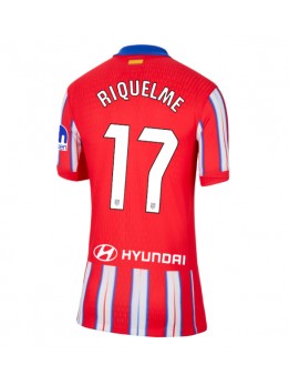 Billige Atletico Madrid Rodrigo Riquelme #17 Hjemmedrakt Dame 2024-25 Kortermet